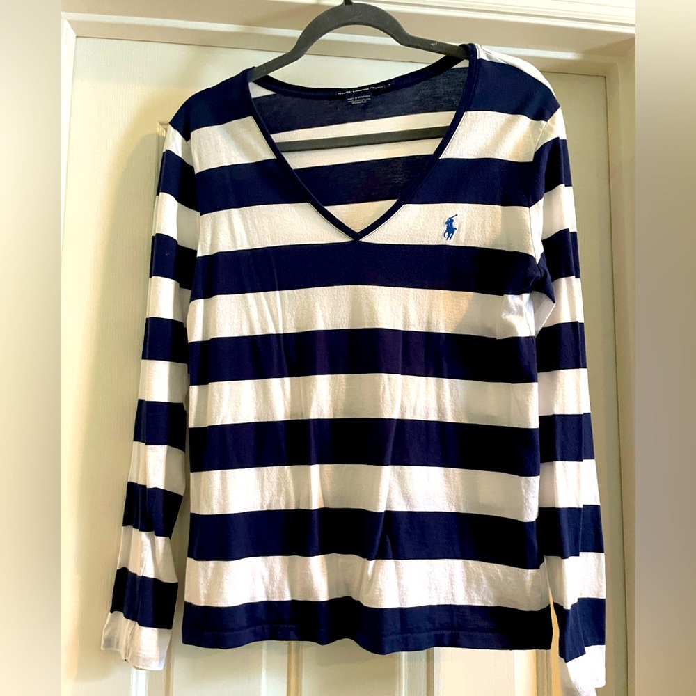 Long Sleeve v-neck Polo